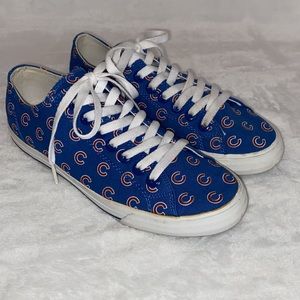 Row One Chicago Cubs canvas sneakers, unisex size Men’s 5.5 Women’s 7.0